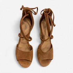 UGG Women's Brown Suede Espadrilles